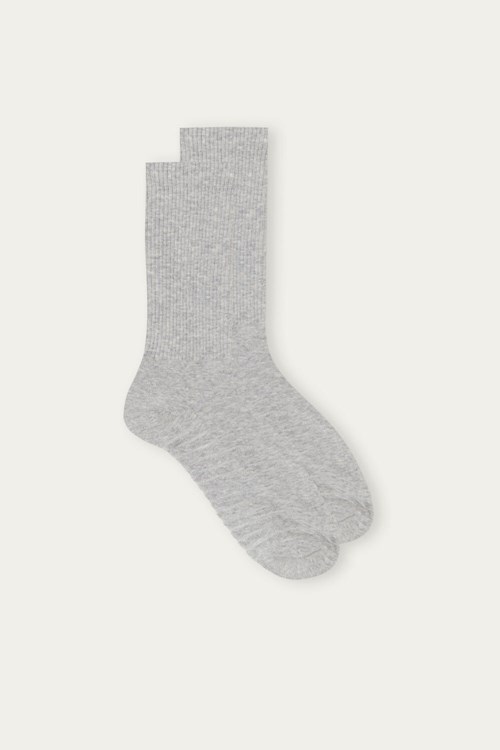 Intimissimi Kort Terrycloth Socks Grijs | 13240MBJC