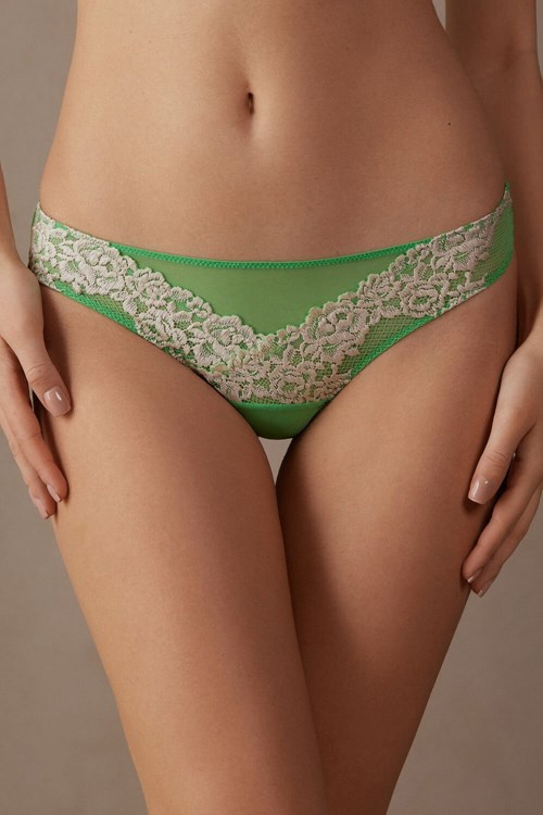 Intimissimi Pretty Flowers Brazilian Groen Mintgroen | 89204RMHW