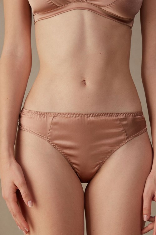 Intimissimi Silk Cheeky Briefs Roze | 10852ISAH