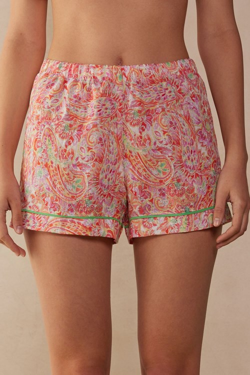 Intimissimi Summer Journey Linen Shorts Gekleurd | 38456MLWI