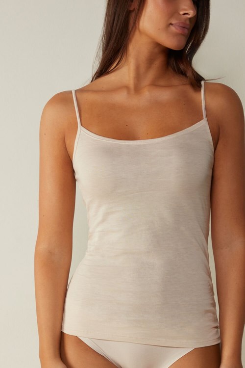 Intimissimi Ultrafresh Supima® Katoenen Vest Top Roze | 46827CIUK
